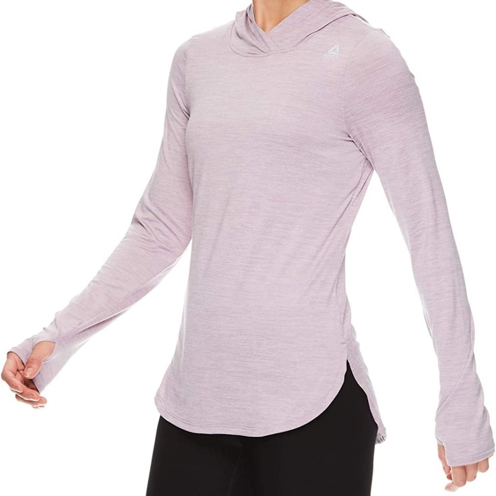 Reebok Legend Running Hoodie - Athletic Pullover Sz S